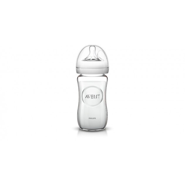 Avent Natural Glass Baby Bottle Large