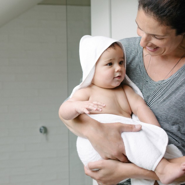 Little Bamboo Hooded Towel - Natural