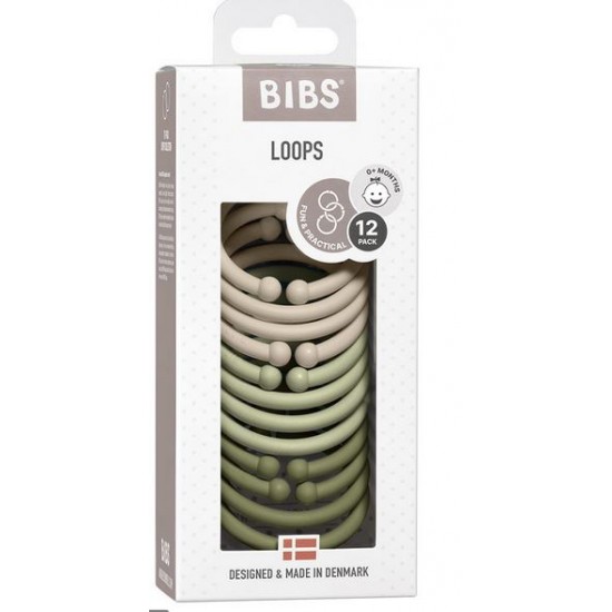 BIBS Loops Linking Toys 12 Pack