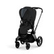 Cybex Priam 2022 Black Frame with Seat Pack