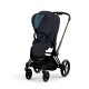 Cybex Priam 2022 Black Frame with Seat Pack