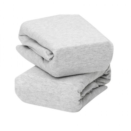 ClevaMama Jersey Fitted Sheets (2pk)