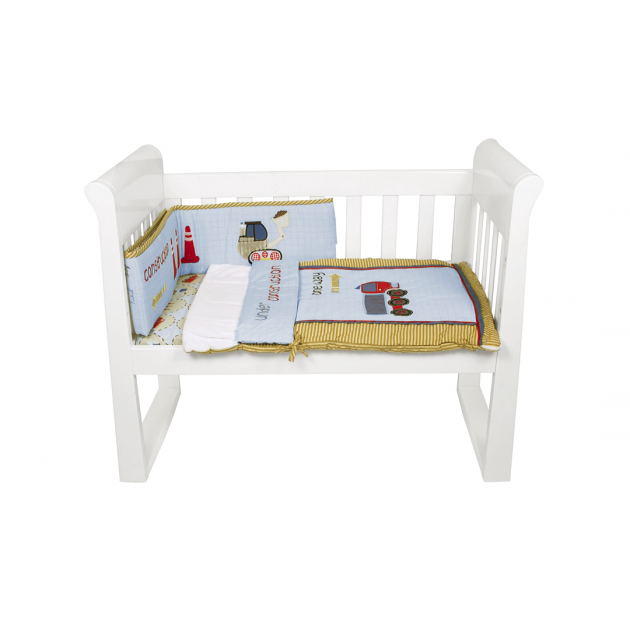Amani Bebe Cradle Bedding Set 3pce - Under Construction