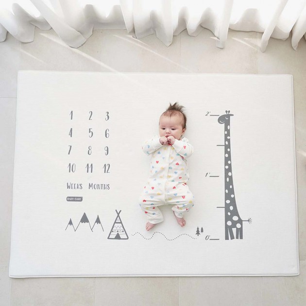 Baby Care Milestone Mat - Mono (100x140cm)