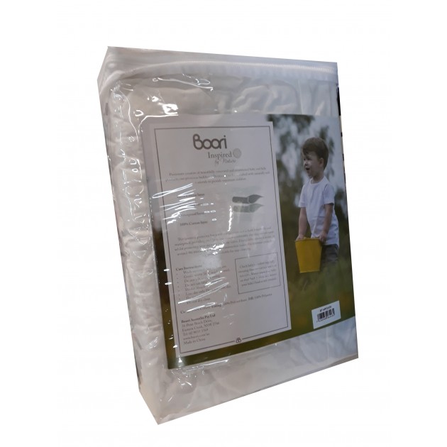 Boori Oval Cot Fitted Mattress Protector (121 x 69cm)