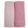 Bubba Blue Nordic Cellular Blanket Dusty Berry/Rose 2pk