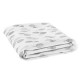Bubba Blue Bamboo Jersey Bassinet Fitted Sheet - Silver Mist