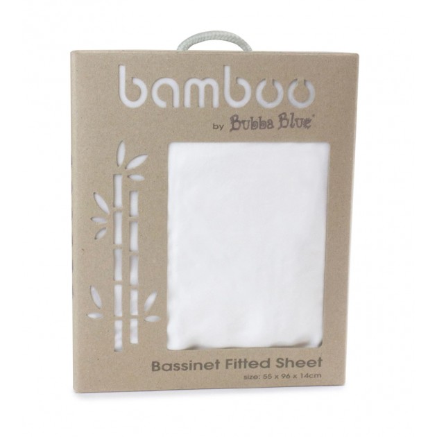 Bubba Blue Bamboo Fitted Sheet - Bassinet