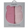 Bubba Blue Nordic Cellular Blanket Dusty Berry/Rose 2pk