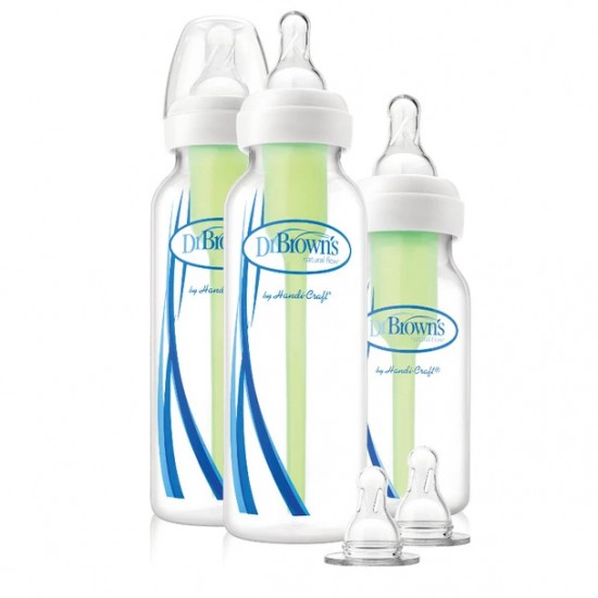 Dr Browns Options+ Narrow Neck Feeding Bottle Starter Kit