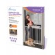 Dreambaby Chelsea F191W Xtra-Tall & Xtra-Wide Hallway Security Gate (White)