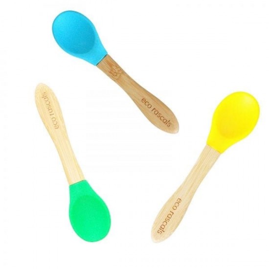 Eco Rascals Organic Bamboo Baby Spoon Set