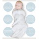 Living Textiles Zip Up Swaddle 0.2TOG 3-6 Months - Clouds