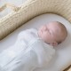 Living Textiles Zip Up Swaddle 0.2TOG 3-6 Months - Clouds