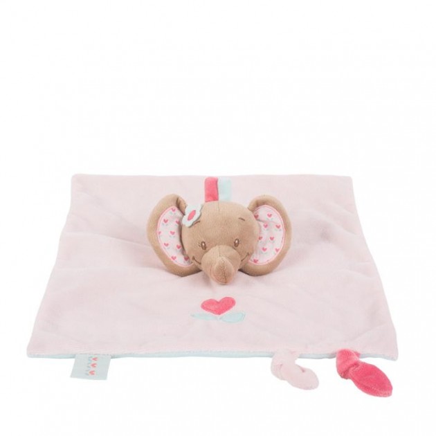 Nattou Doudou Comforter - Elephant