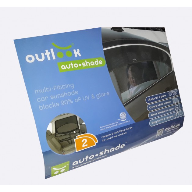 Outlook Auto-Shade Car Window Sun Shade Mesh