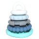 Rainbow Stacker and Teether Toy