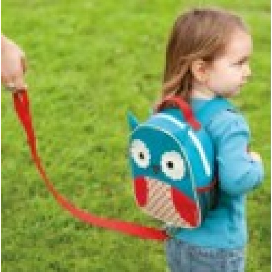 Skip Hop Zoo-let Mini Backpack With Rein- Owl
