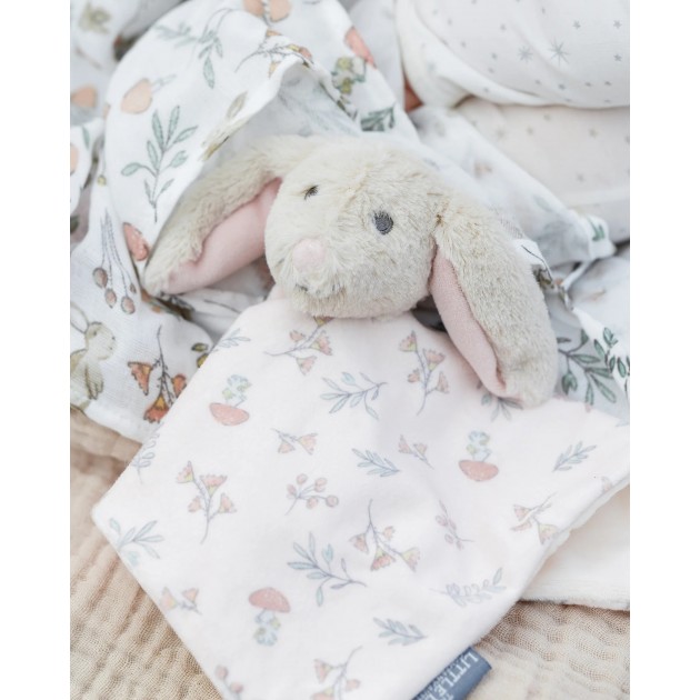 The Little Linen Company Baby Comforter Toy / Security Blanket - Harvest Bunny