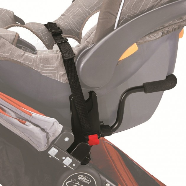 Baby Jogger Car Seat Adapter Single, Mounting Bracket (Compatible with City Mini Single, City Mini GT Single, City Elite, Summit X3 Single)