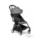BABYZEN YOYO2 Stroller with Black Frame and Grey Seat Pack