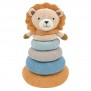 Living Textile Cotton Knit Stacking Ring - Leo the Lion