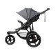 Mothers Choice Flux II Layback 3 Wheel Stroller Charcoal