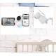 Oricom 5 inch Smart HD Nursery Pal Glow+ Baby Monitor OBH930 & Wall Mounting Kit
