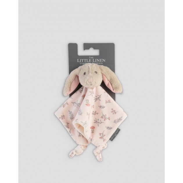 The Little Linen Company Baby Comforter Toy / Security Blanket - Harvest Bunny