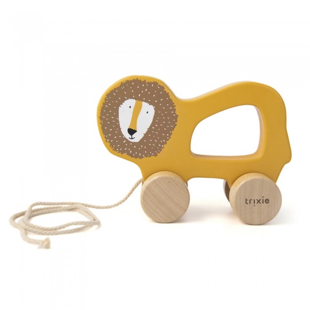 Trixie Wooden Pull Along Toy - Lion