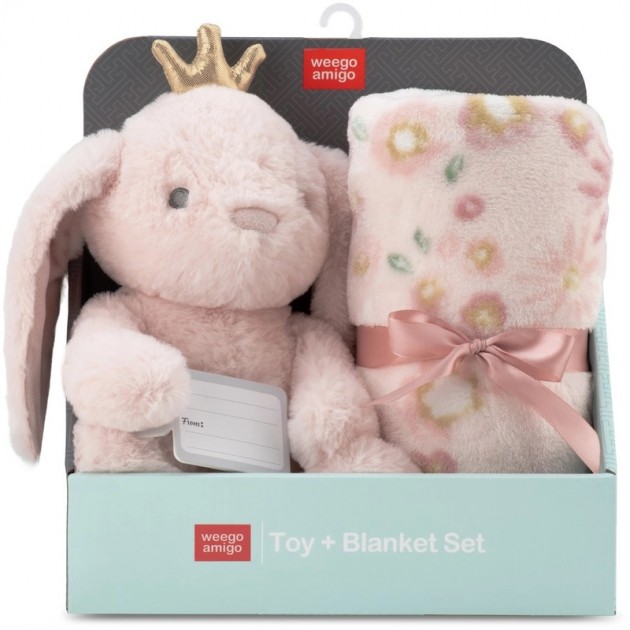 Weegoamigo Plush Toy & Blanket - Anne Hopaway Bunny